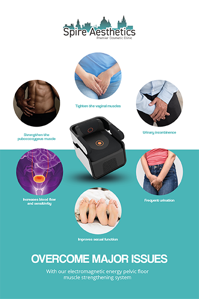 Image of EMS chair to treat Urine leakage Blackpool from Spire Aesthetics