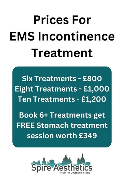 EMS Incontinence Treatment Prices Blackpool