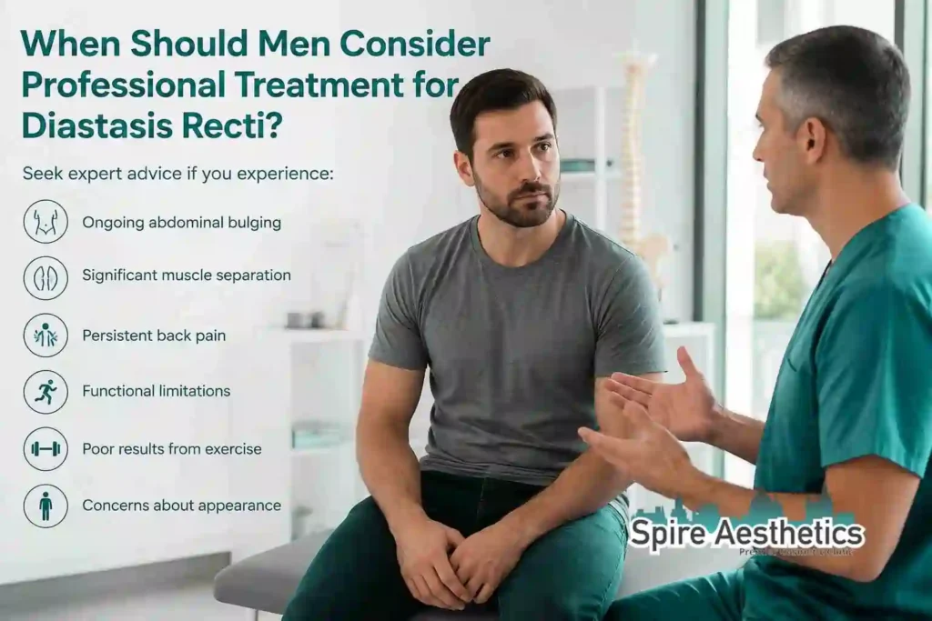 When Should Men Consider Professional Treatment for Diastasis Recti Blackpool?