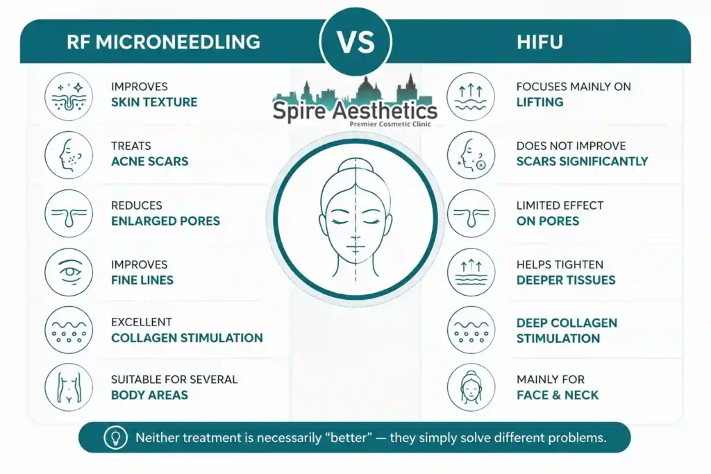 RF Microneedling vs HIFU: Which Treatment Gives Better Results Blackpool?